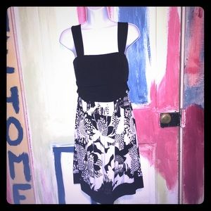 2/$25 Tropez West casual dress. Black and white